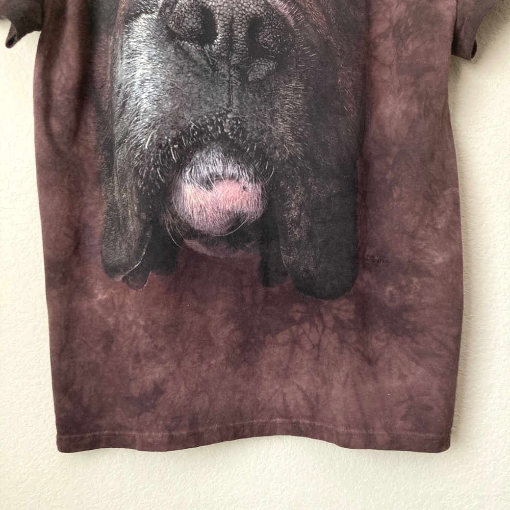 The Mountain XL Boxer Dog Breed Oversized Graphic Cotton Shirt - Picture 3 of 7